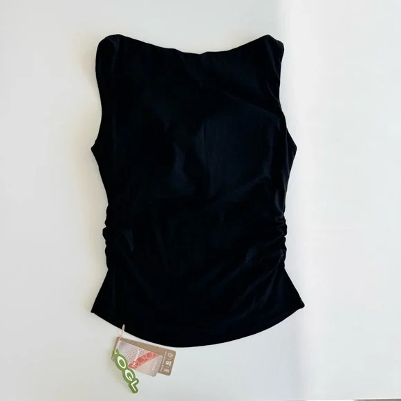 OGL Stretch Cotton Boatneck Brami Tank, Black | Large NWT - Picture 5 of 7
